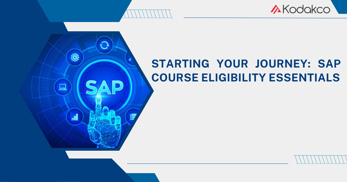 Starting Your Journey: SAP Course Eligibility Essentials
Embark on your SAP journey! Learn about SAP course eligibility criteria and pave the way to a rewarding career. Discover prerequisites, qualifications, and the pathway.
bityl.co/OU9g
#SAPCourse #SAPAnalytics