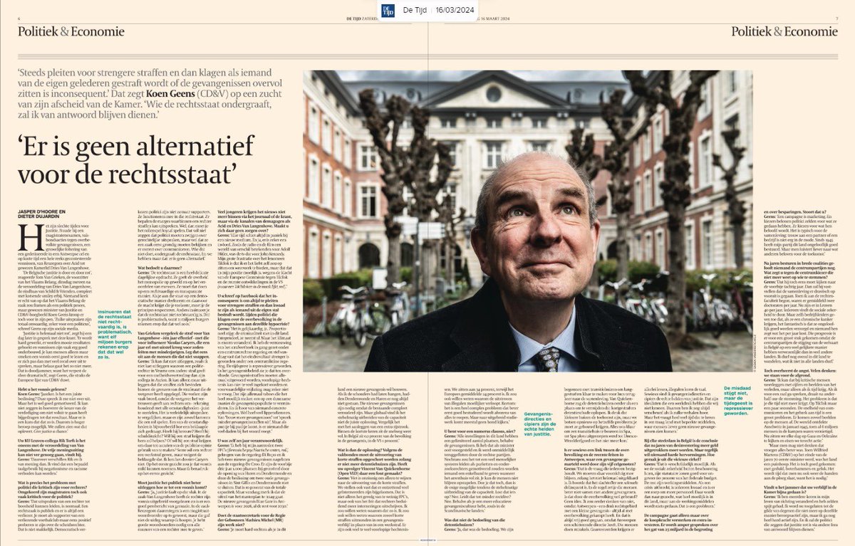 Koen Geens tweet media