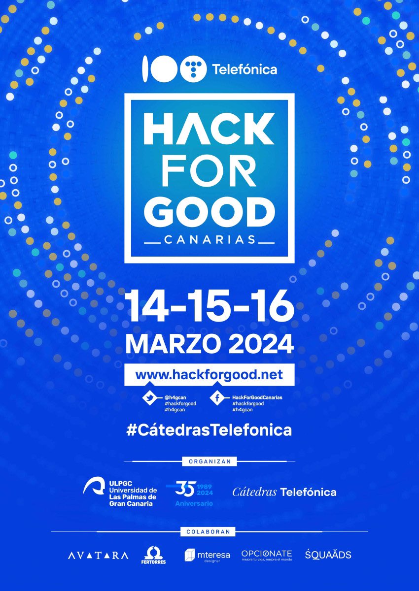 OpenPLAS's tweet photo. Los coordinadores de @OpenPLAS y @AchemGroup, Daura Vega y @jhdezborges78 en el #HackForGood2024 Canarias organizado por la @ULPGC, apoyando a los hackers en un reto sobre #basurasMarinas 😃🌊🌍. Mucha suerte a todos los participantes! 👏🏼💪🏻 @H4GCAN https://t.co/L4KewYLtrE