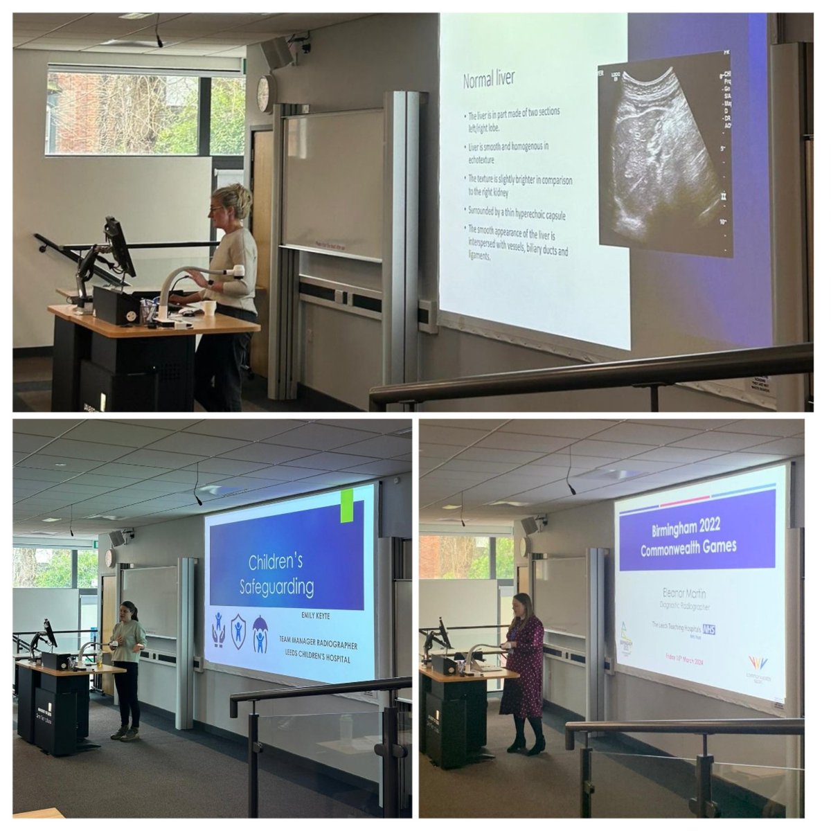 Some of our team delivered talks at the @UniLeedsRad CPD session. They were all previous leeds students going back to where it all started, this time sharing their knowledge and experiences!