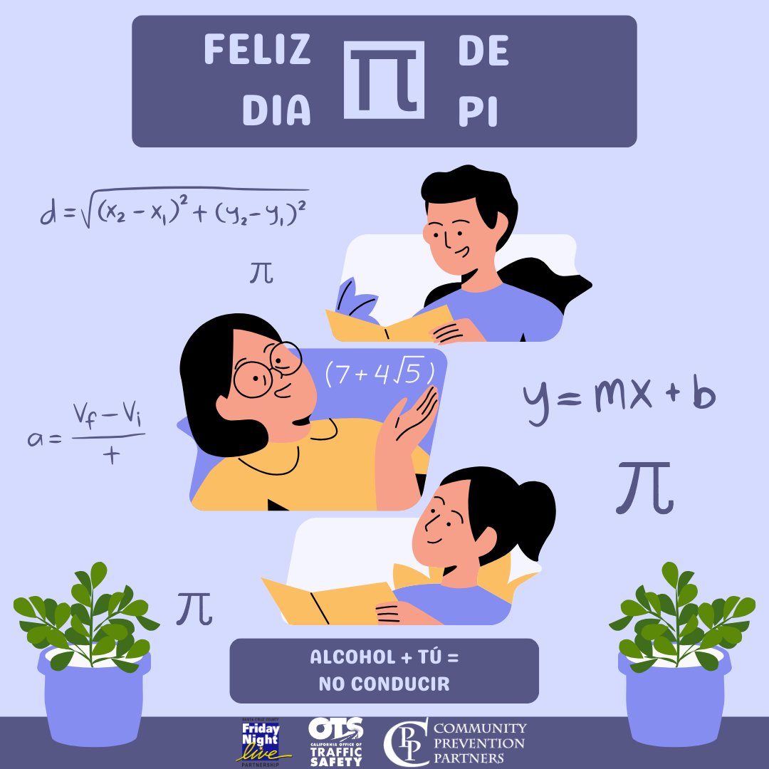 sccfnlp's tweet image. Feliz día de Pi

Celebre el Día Pi con un delicioso pastel de manzana o una rebanada de pizza caliente. Sólo recuerde: Alcohol + Tú = No conducir.

Las matemáticas no suman para los conductores ebrios. Los cargos van desde delitos menores hasta delitos graves, y las consecuencias…