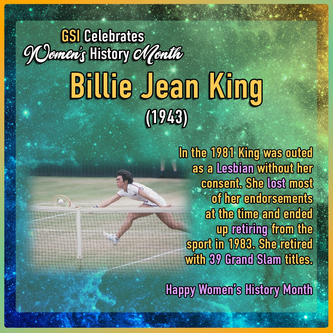 Celebrating #WomensHistoryMonth with Billie Jean King en.wikipedia.org/wiki/Billie_Je…