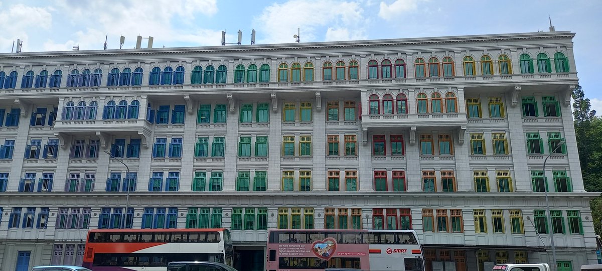 Peeking through the vibrant windows of the MICA Building in Singapore. 
🟩🟦🟪🟩🟧🟥🟨🟩

#ColorfulWindows #MICABuilding #SingaporeScenes
#Singapore #SG #ExploreSingapore #SingaporeSkyline #SGViews #SingaporeAttractions #SGAdventure #SGExplorer #SGCityscape