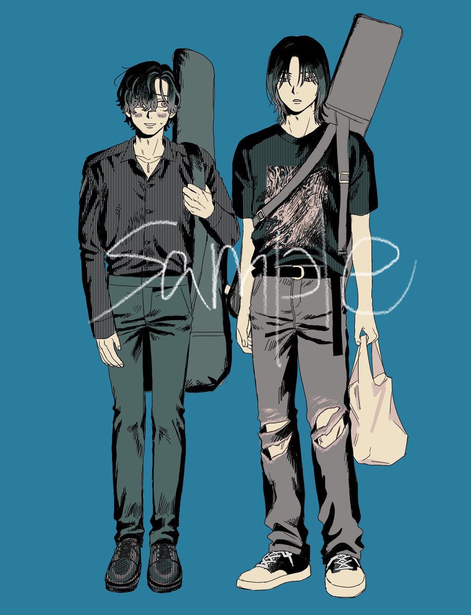 looking at viewer short hair simple background shirt black hair long sleeves holding  illustration images