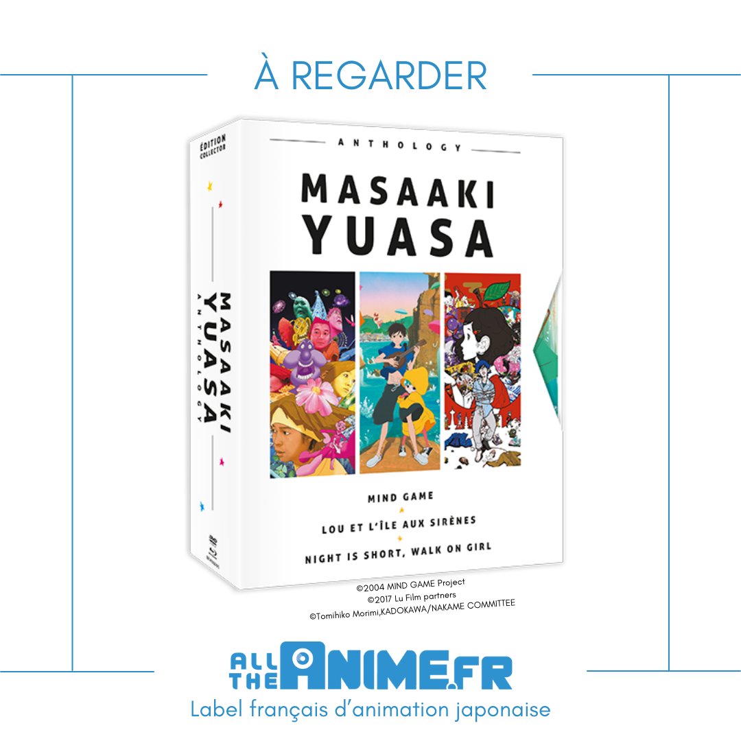 🥳 On célèbre l'anniversaire de Masaaki Yuasa aujourd'hui !

L'occasion de se replonger dans quelques unes des œuvres cultes du réalisateur, aux multiples récompenses, avec notre édition anthologie disponible sur notre site : alltheanime.fr/collections/ma…