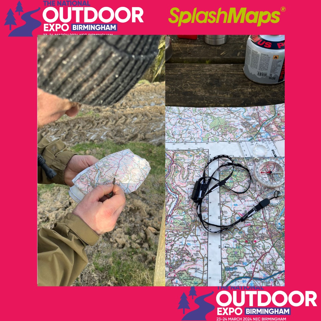 Meet @NickGoldsmith10 mailchi.mp/splashmaps/dec… 1st to navigate #OffasDyke with a fabric #stripmap from #splashmaps. He's on stage @nationaloutdoorexpo and in the #bountyzone. Can he inspire you to take a frozen wild camping 240 mile challenge? #unlimitedadventure
