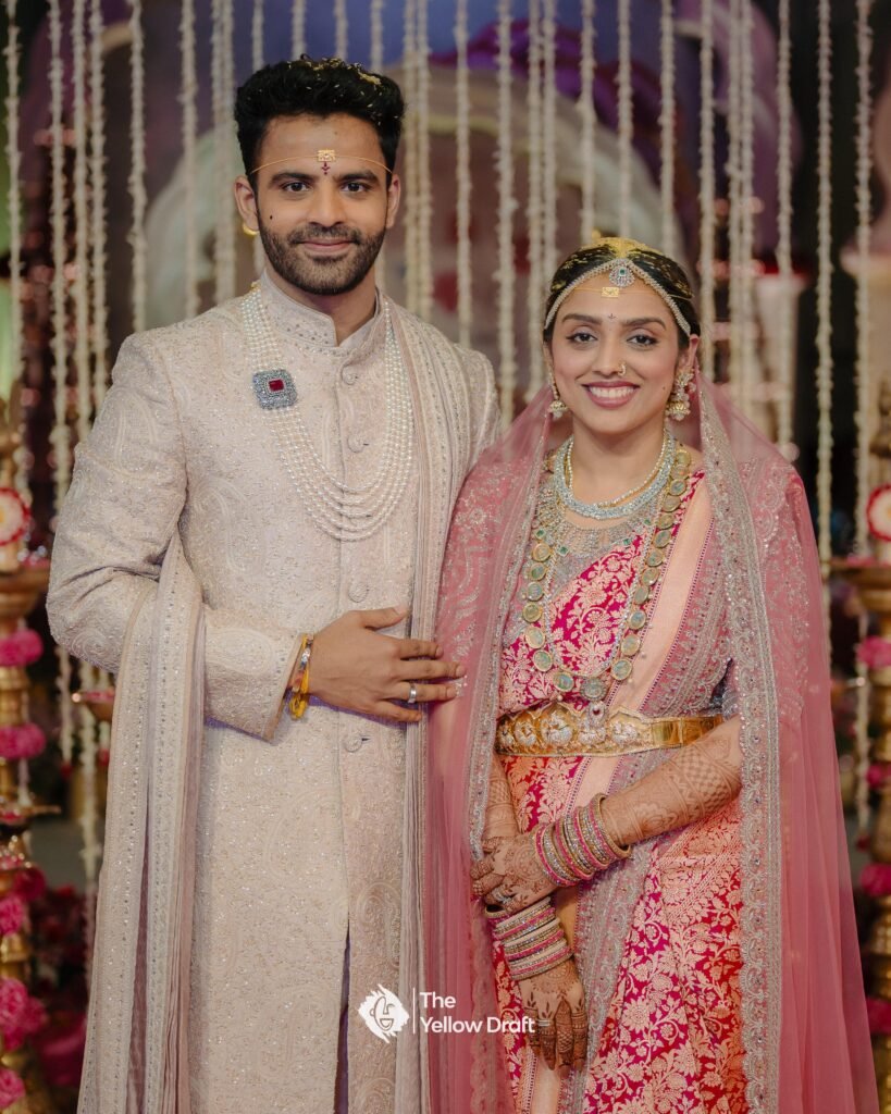 #Venkatesh's second daughter, #Hayavahini married Nishanth on Friday. Here are the first pictures from the wedding.💐

#VictoryVenkatesh #HayavahiniWedding #Venkatesh #FilmifyTelugu