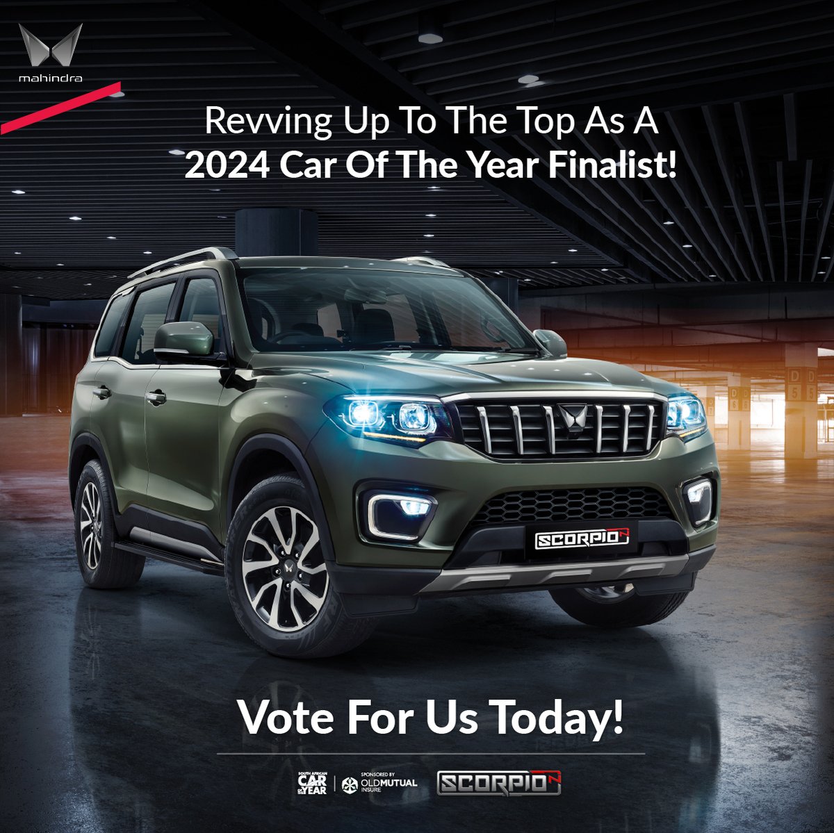Mahindra_SA's tweet image. Vote for the Scorpio-N as the Car of The Year and stand a chance to WIN 1 of five adrenaline-pumping MasterDrive defensive driving vouchers, valued at R1,990.00 each! 

Vote now: ominsurecoty.co.za/voting/ 

*Ts &amp;amp; Cs Apply