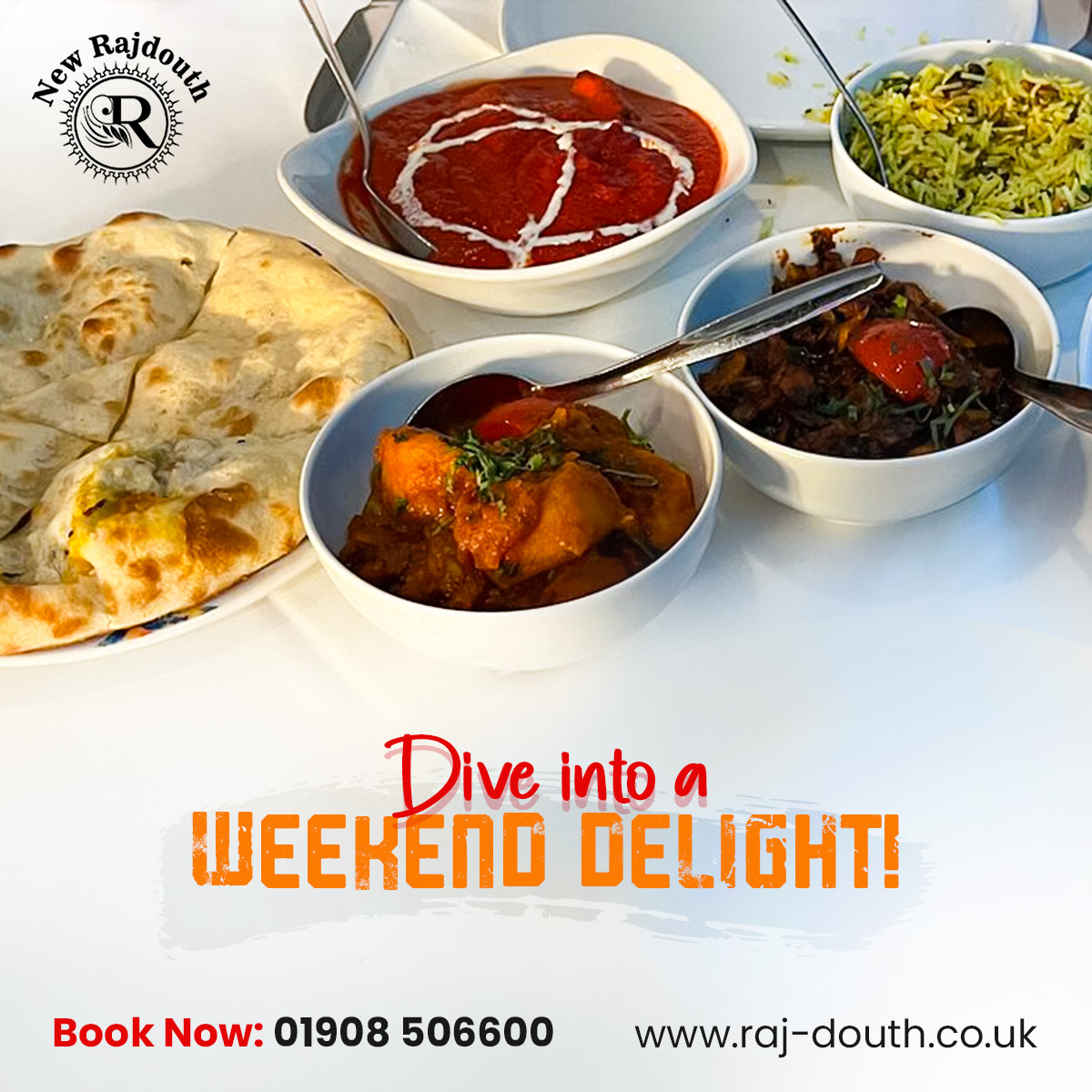 Cheers to the weekend! 😋 Enjoy great food in a cosy ambience. Reserve your table for an extraordinary experience! - ☎️ 01908 506600 🌐 raj-douth.co.uk 📌 8 White Horse Drive, Emerson Valley, Milton Keynes MK4 2AS - - - - #weekenddining #NewRajdouth #banquet #buffetmenu