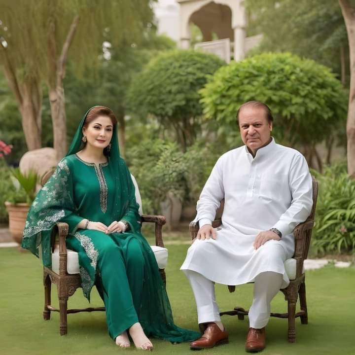 وزیراعلٰی پنجاب محترمہ @MaryamNSharif اور قائد میاں نوازشریف کی اے آئی ٹول کی مدد سے بنائی گئی خوبصورت تصویر