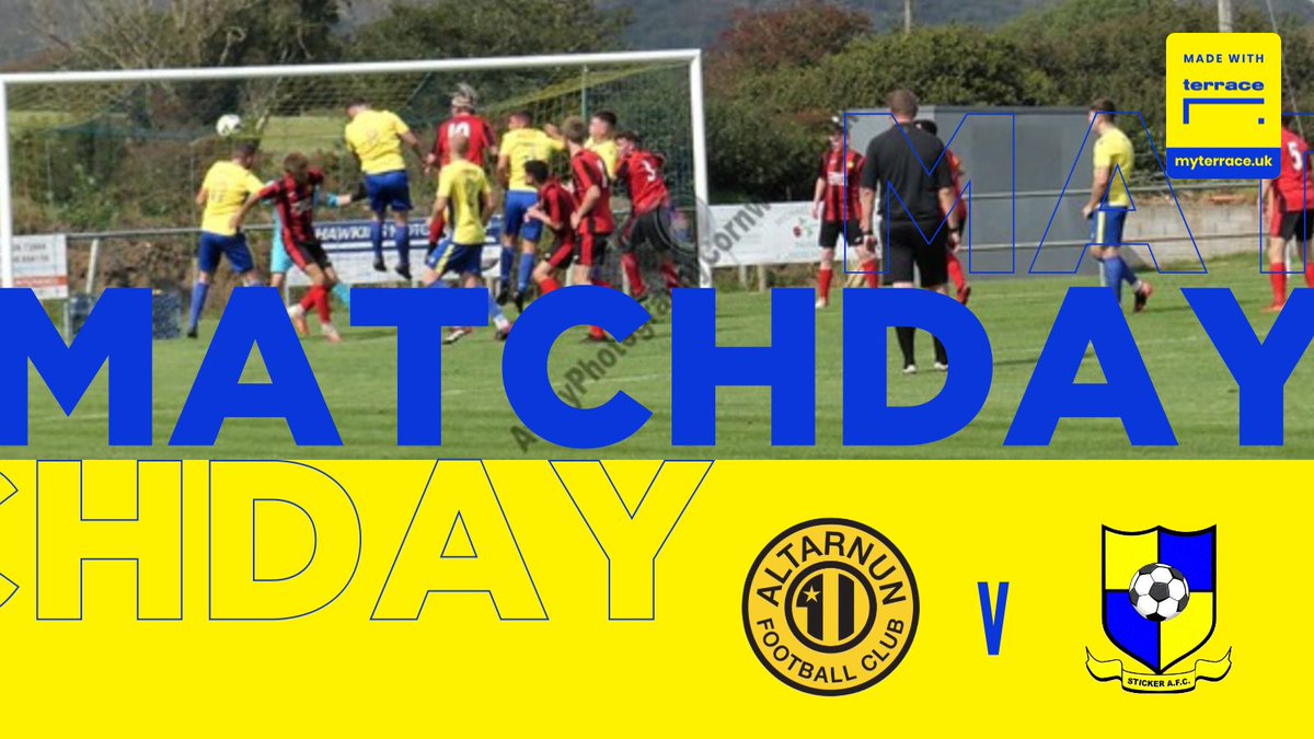 Away to @Altarnun_FC 💛⚽️💙

🕰️ 15:00 
🏆 St Pirans League Premier East

@swsportsnews 
#UpTheSticky