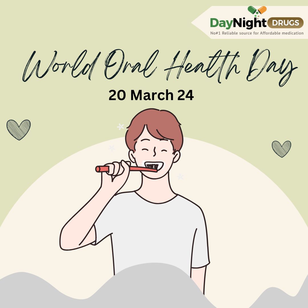 The occasion of World Oral Health Day reminds us all that we must never compromise the hygiene of our teeth and mouth.

#DND #DayNightDrugs #OralHealth #WorldOralHealthDay #USA #HealthIsWealth #HealthyHabits #EatHealthy