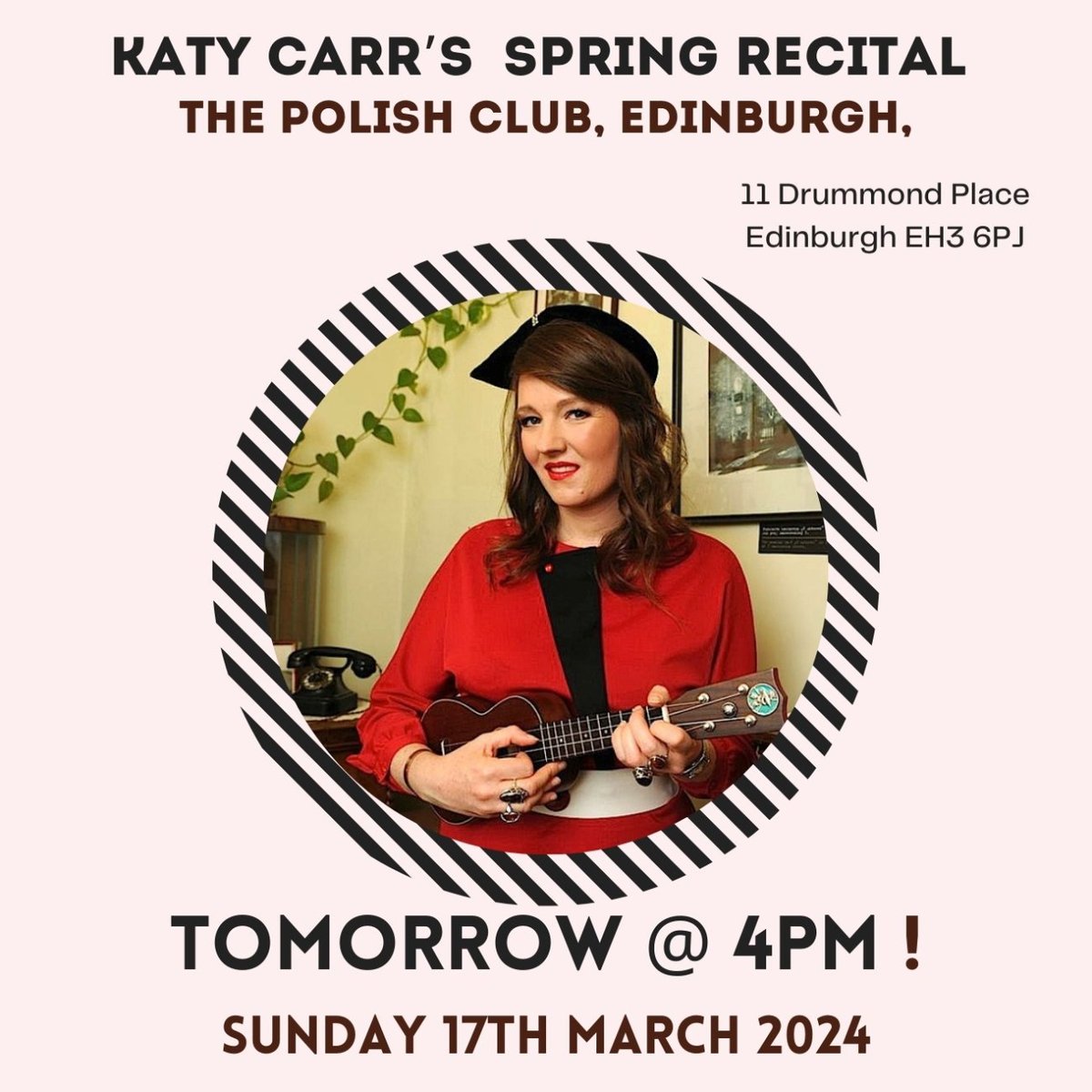 THE SPRING RECITAL BY KATY CARR - Sunday 17th March 2024 commemorating The 80th Anniversaries of The Battle of Monte Cassino Sun 17th March 2024  4:00 pm -  11 Drummond Place Edinburgh EH3 6PJ
ALL WELCOME :) Tickets The Scottish Polish Cultural Association scotpoles.co.uk