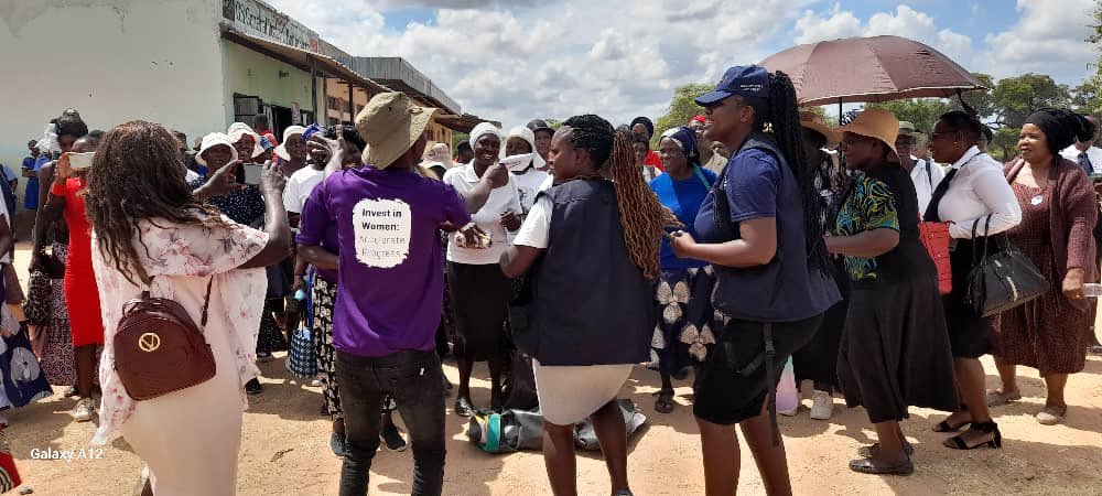 With funding from @Irish_Aid, @GoalZimbabwe supported the commemoration of International Women's Day in Ward 21, Bulilima District, Plumtree, urging communities to invest in women to accelerate progress to ensure inclusion of women in all spheres of life. #IWD #InspireInclusion