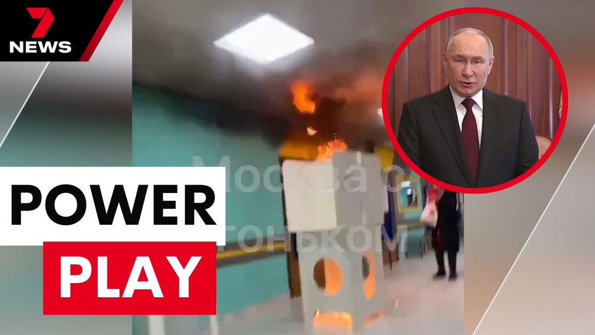 Russians are voting on whether to give Vladimir Putin another six years in the Kremlin. The result is largely a forgone conclusion. With any real opposition crushed, dissidents are resorting to acts of defiance at polling places. youtu.be/9duJbJRIJx8 @hughwhitfeld #7NEWS