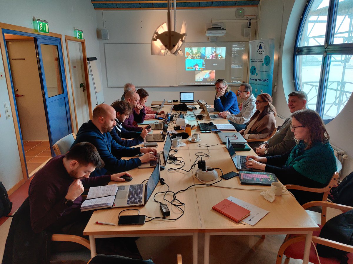 Επικοδομητική συνάντηση των μελών του προγράμματος @nexusmonarc στο ερευνητικό κέντρο @KristinebergC