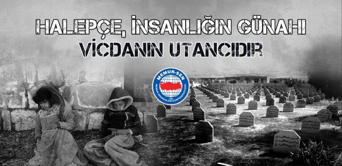 Halepçe Katliamı, insanlığın günahı vicdanın utancıdır. Bugün Gazze’de ve yakın tarihte Srebrenitsa’da, Hocalı’da, Hama’da, Guta ve İdlib'de kara birer leke olarak tarihe geçen katliam ve soykırımların bir benzeri de #16Mart1988 tarihinde Halepçe’de Irak Baas rejimi tarafından