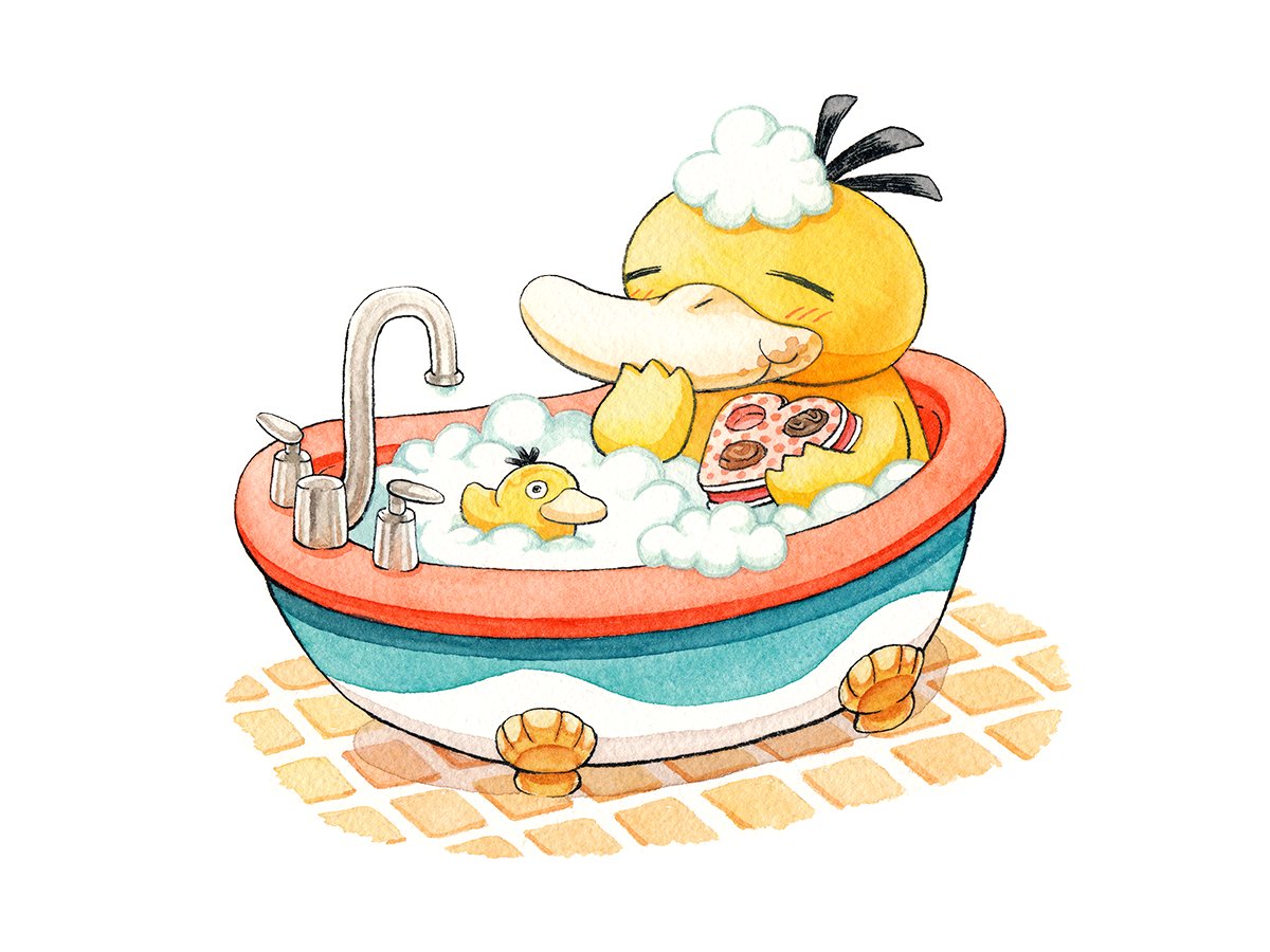 Psyducky you're the one, you make bath time so much fun!