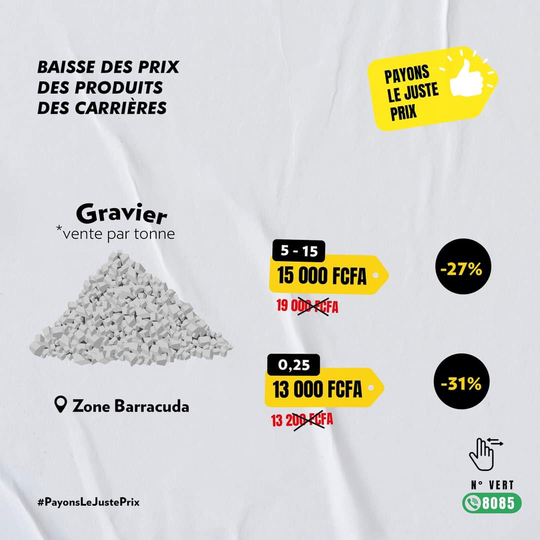 Allons y Monsieur @mays_kinga  nous pouvons encore faire plus d'efforts,  par rapport aux projets de construction des logements sociaux publics et privés,  mais également les futurs projets de la SOCOREP nous pouvons allez à une baisse d'environ 80%.

#Gabon
