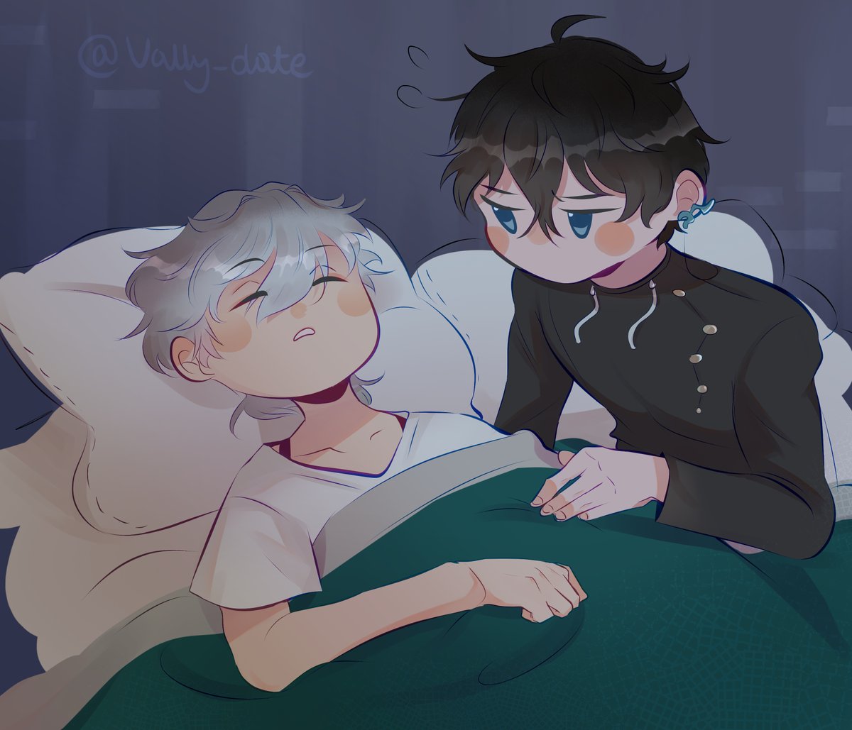 Vally_date's tweet photo. Too quiet heart.

#caelus #danheng #dancae #honkaistarail https://t.co/yRZ96RYiP6