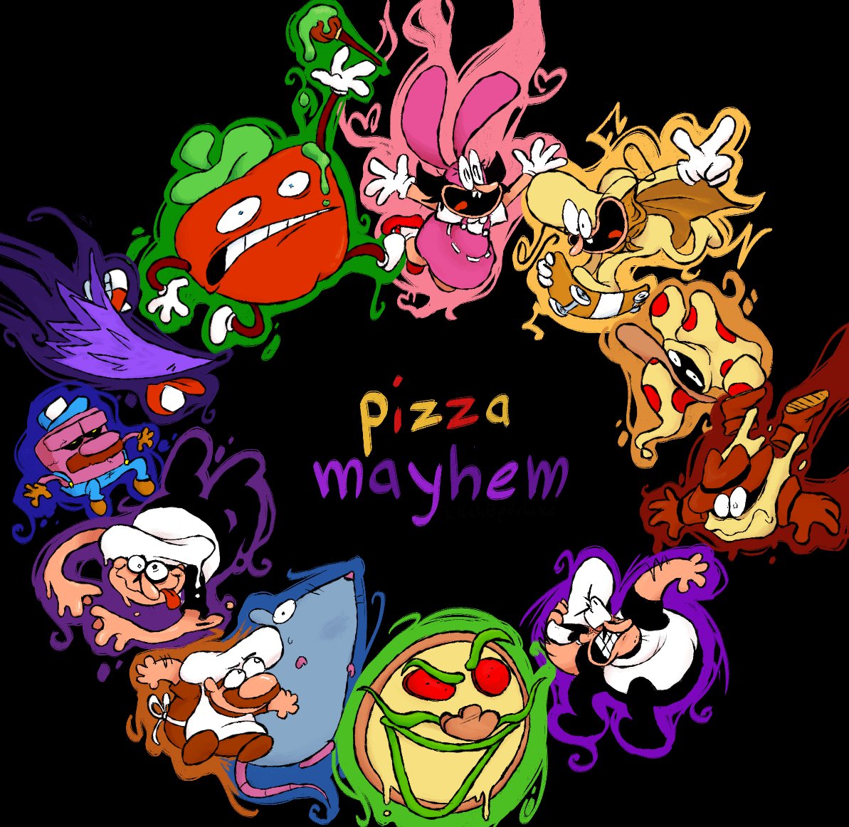 KILLCH0PDELUXE's tweet image. #pizzatower 

mcpig if he wasnt fucking around