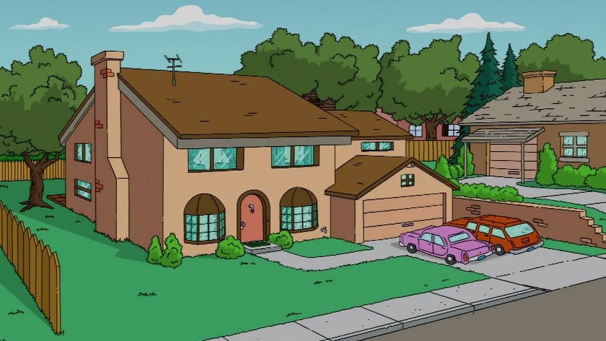 JanGyga's tweet image. The Simpsons own this home on a single salary from a husband who didn't go to college
This was considered normal in 1989 when the show began