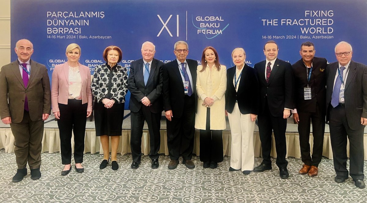 @MiguelMoratinos @amremoussa @mfespinosaEC @NizamiGanjaviIC The high-level Advisory Council of the High Representative, which includes former heads of states, former ministers, heads of institutions, & private sector leaders, exchanged views on current global affairs & UNAOC priorities.