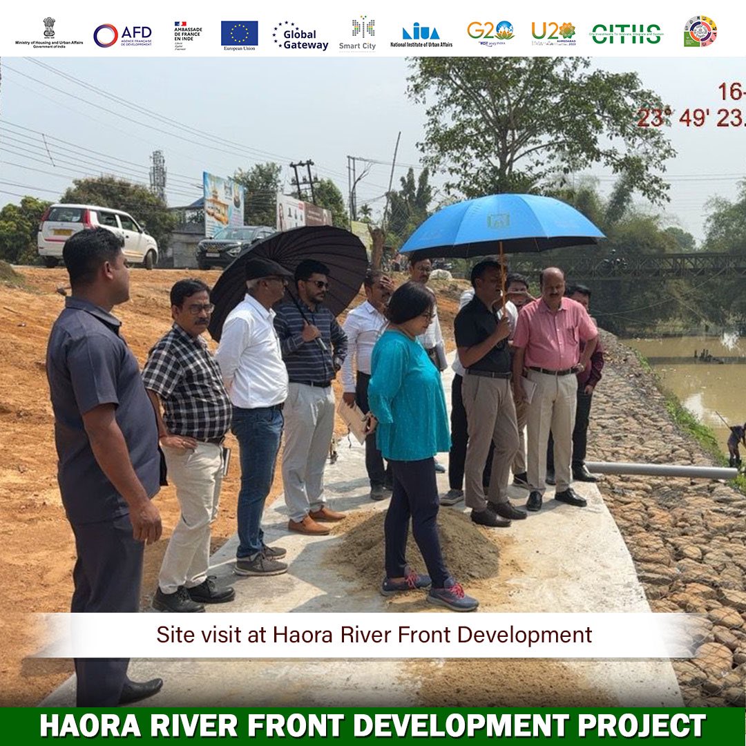 hrfdproject's tweet photo. Project Site visit at Haora River Front Development.
#ASCL #Haora #Tripura #citiis #AMC #haorariverfrontdevelopment #SmartCities #Agartala #haorariver #river #smartcities #hrfdproject #agartalasmartcity https://t.co/SYbPyjsfKI