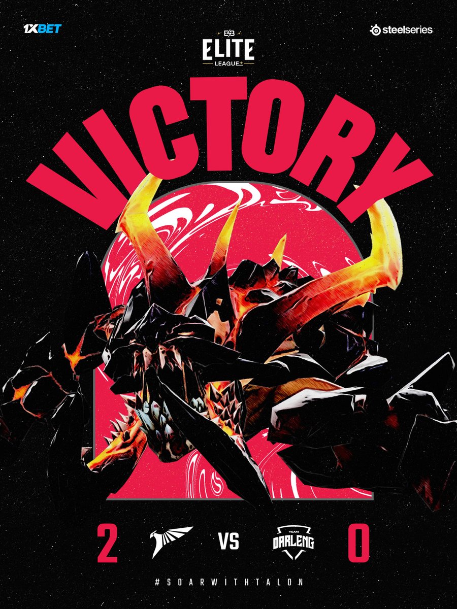No mistakes this time. Sweet revenge. 🥳

#EliteLeague Swiss Stage here we come! 💪

#SOARWITHTALON #Dota2