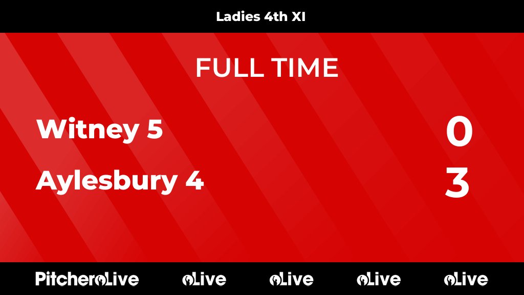 FULL TIME: Witney 5 0 - 3 Aylesbury 4
#WITAYL #Pitchero
aylesburyhc.com/teams/144652/m…