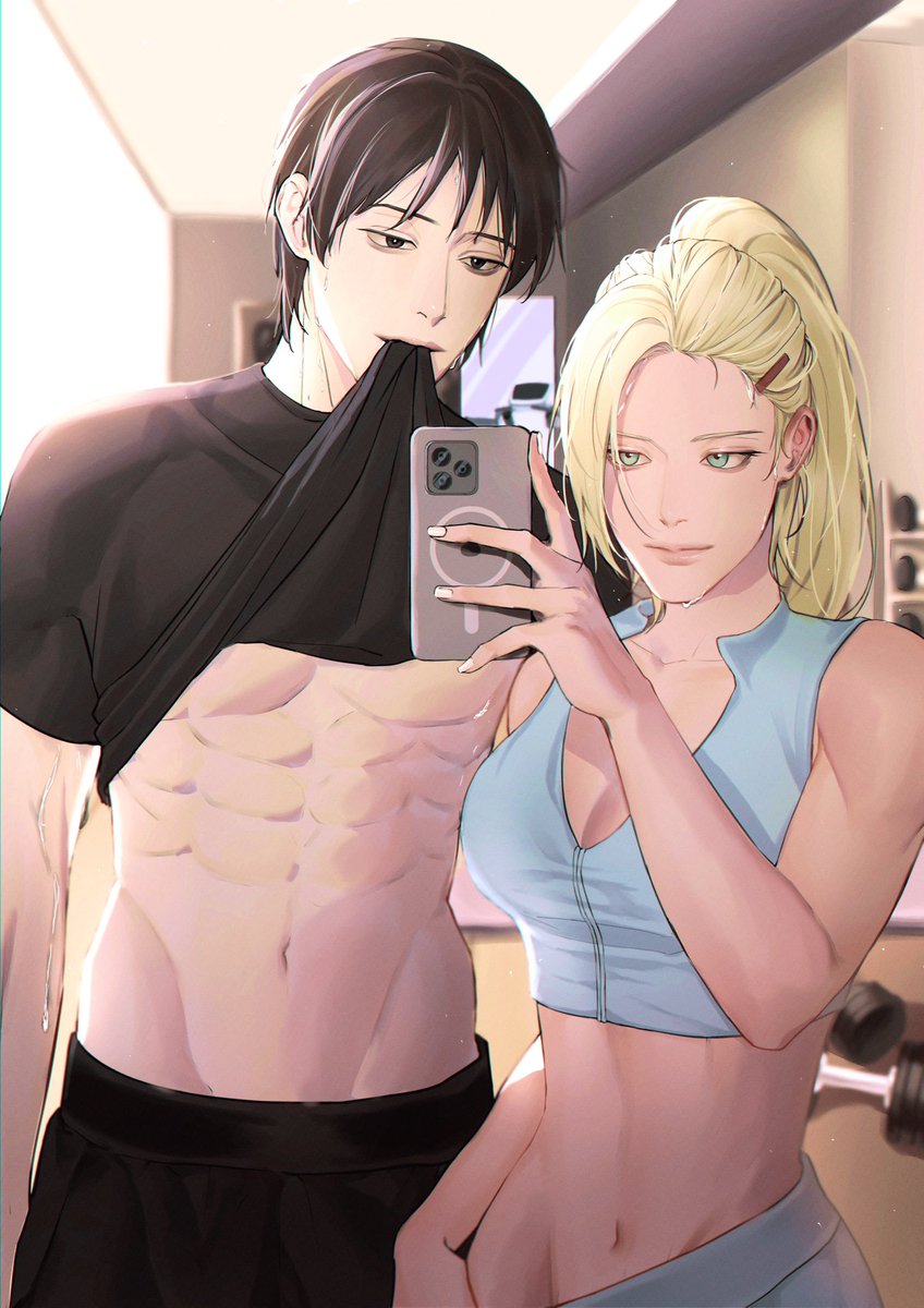 Their gym date

©️ #saiino art commissioned by 2OARIN