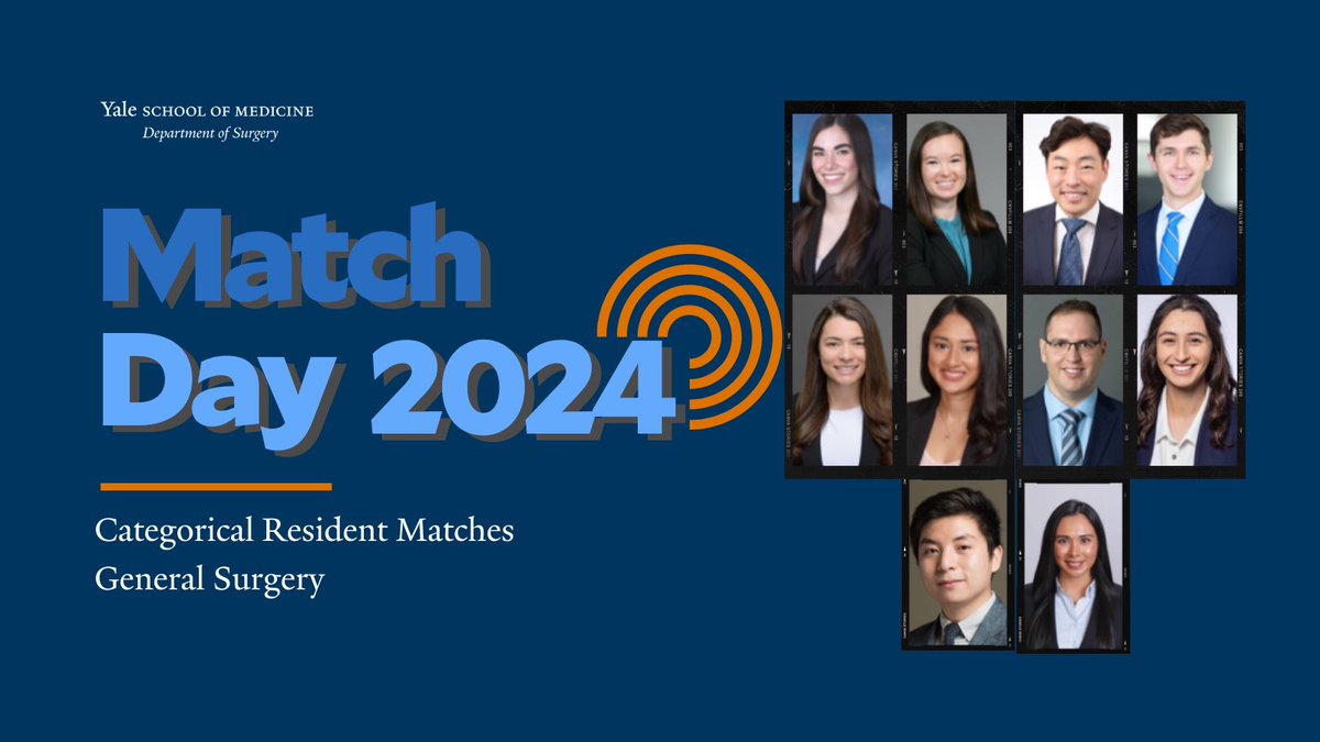 ajduffymd's tweet photo. Amazing day at @YaleMed and @YaleSurgery with new @YaleSurgRes joining our team.  #MatchDay2024 #MatchDay #Match2024 was a great success.  Meet our new General Surgery Residents! https://t.co/3EkczMnn84