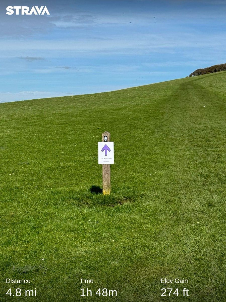 Marking out the Moyleman 
strava.app.link/MQl533nT0Hb