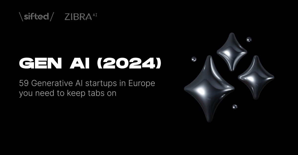 🚀 Big news! ZibraAI has been named one of the top early-stage Gen AI startups to watch by @Siftedeu , the go-to source for European startup insights. Proud moment for our team! 🌟 Read the full story & explore other top startups here: sifted.eu/pro/briefings/… #AI #ZibraAI