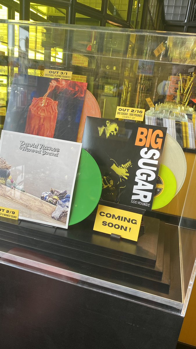 Big_Sugar_Music's tweet photo. Stopped in at #thirdmanrecords #detroit What a thrill to see our music in here! Thanks to all the incredible people that work so hard to make it look and sound amazing! 🙏🏽 #jackwhite #thirdmanpressing #bigsugarlive #the500lbsalbum #the500lbstour https://t.co/caloWGfBOv