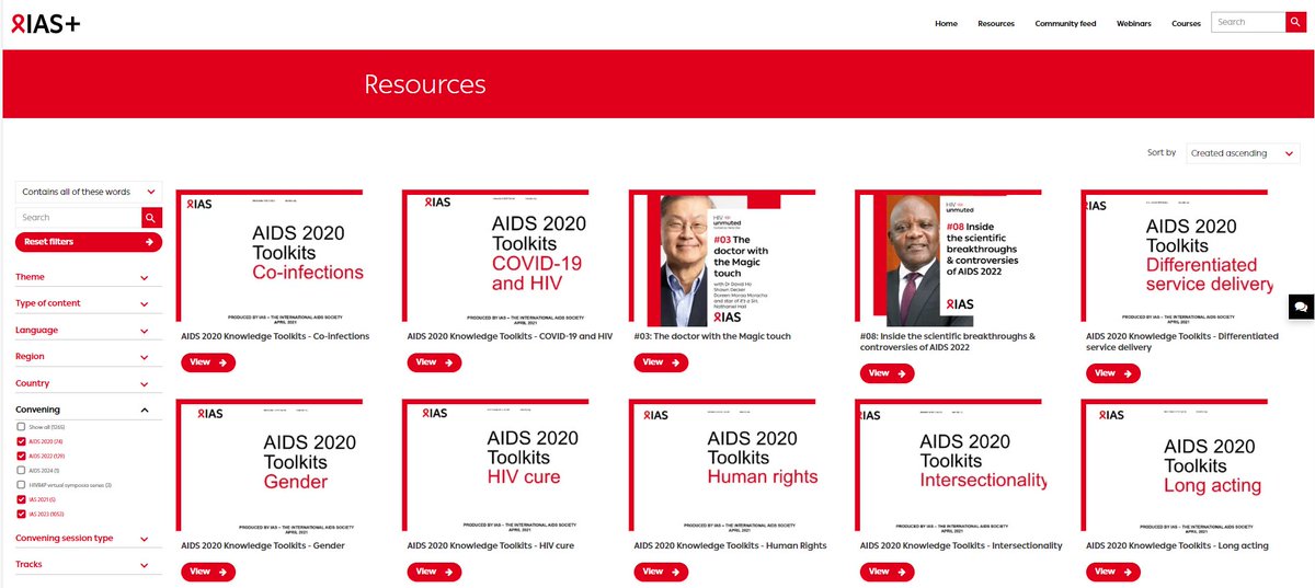 Excited about #AIDS2024? Check out a sense of what's in store! 

▶️ Access free materials & watch presentations from #AIDS2020, #IAS2021, #AIDS2022 & #IAS2023 now! bit.ly/43j87gi