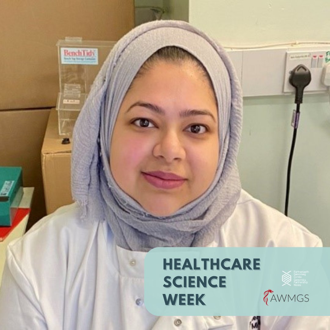 Meet Rokhsana… A Trainee Clinical Scientist @MedGenWales ' I really enjoy working with advanced, complex technologies like Next-Generation sequencing (NGS) and automated analysers' #HealthcareScienceWeek Read more here: genomicspartnership.wales/news/healthcar…