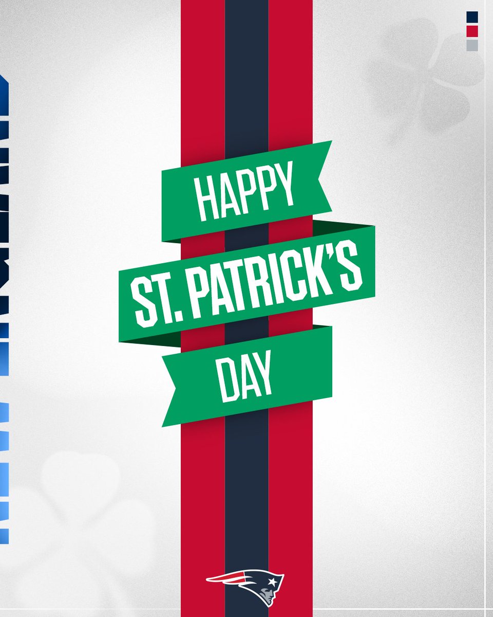 Happy St. Paddy's Day Pats Nation ☘️