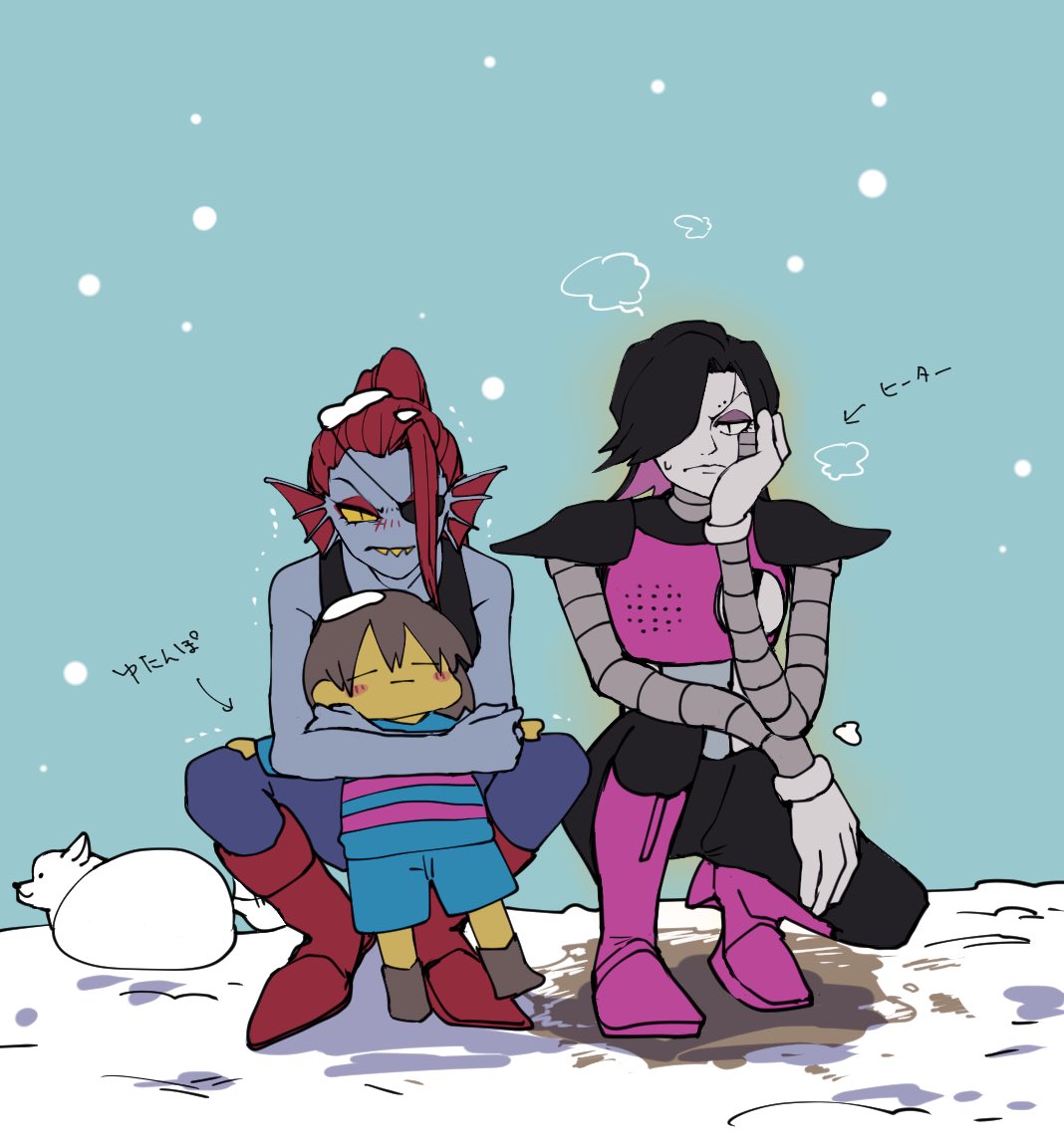 frisk ,sans(サンズ) 「アンテ絵いまみても結構可愛いかも 」|sara💙のイラスト