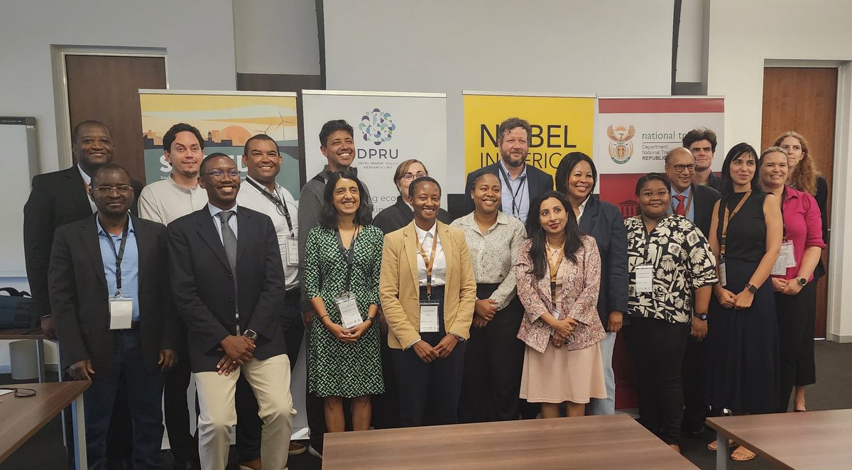 Even after 3 days of Nobel symposium lectures, this was my favorite event. Engaging with the South Africa National Treasury and Office of the Presidency to co-create new policy relevant projects. Thank you, @STIAS_SA, @HaroonBhorat