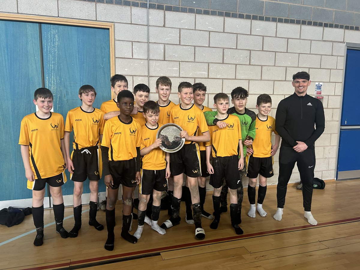 WingfieldAcadPE's tweet image. What a morning of Football! ⚽️
Both Y8 and Y9 teams successfully winning the Rotherham School’s Plate. Incredible performances all around- well done lads! #champions 🏆