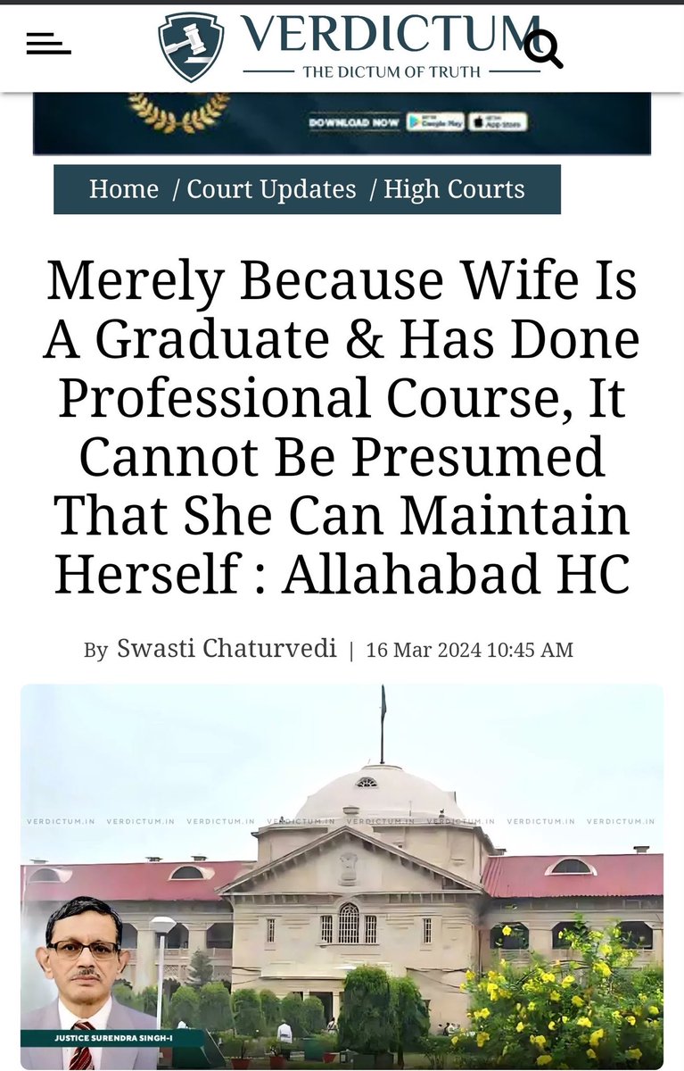 Feminists won’t feel insulted by these repair her and maintain her type of judgments because they prefer hire & fire contracts at home too soon! 

Capitalistic Indian family law system. All and anything for her honey money💰 

#crpc125