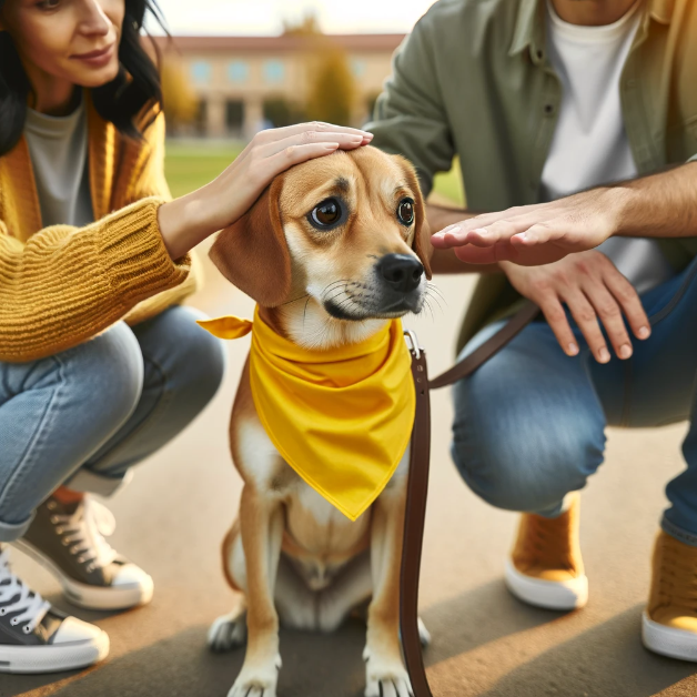 cvamarosa's tweet photo. ๐ Todos los dรญas son yellowday #DogsInYellowDay, recordemos que no todos los perros son iguales. Algunos necesitan mรกs espacio y comprensiรณn. Respeta el amarillo. ยกMuestra tu apoyo a los perros ansiosos y a sus familias! #ConcienciaAnimal https://t.co/pZ8mwsVhLB