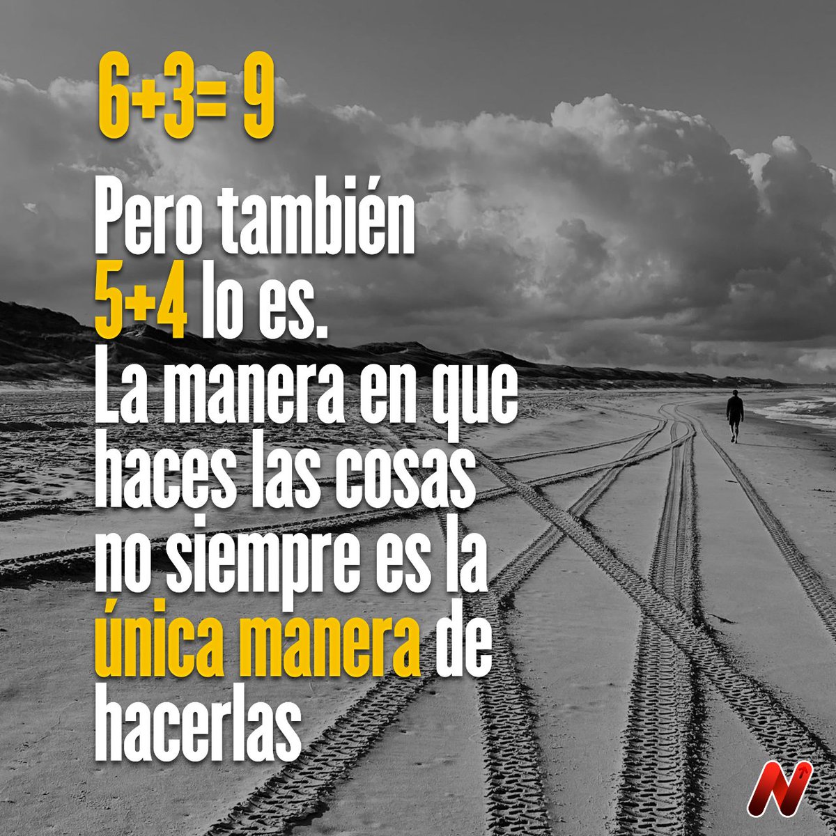 6+3=9
Pero también 5+4 lo es. La manera en que haces las cosas no siempre es la única manera de hacerlas. #emprendedores #negocios #negociostart #frasesmotivadoras #inspiration