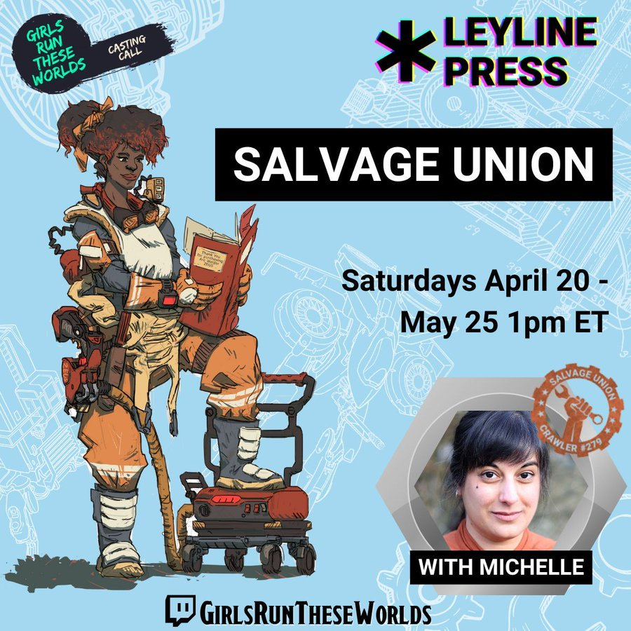 GirlsRunWorlds's tweet photo. LAST FEW DAYS!
In a post-apocalyptic world, options are few. You've chosen a life of self-sufficiency and community. You've chosen to build your own future.  
Thanks to sponsorship by @leylinepress this is a PAID GAME!  Apply: https://t.co/YDga3aKCsm and join @Michellicopter! https://t.co/9zjMiU2hVf