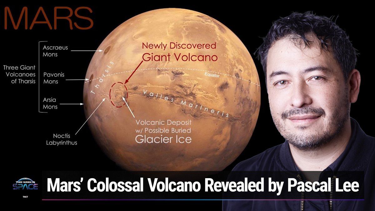 This Week In Space podcast: Episode 102 — A New Volcano on Mars! trib.al/zXlXDga