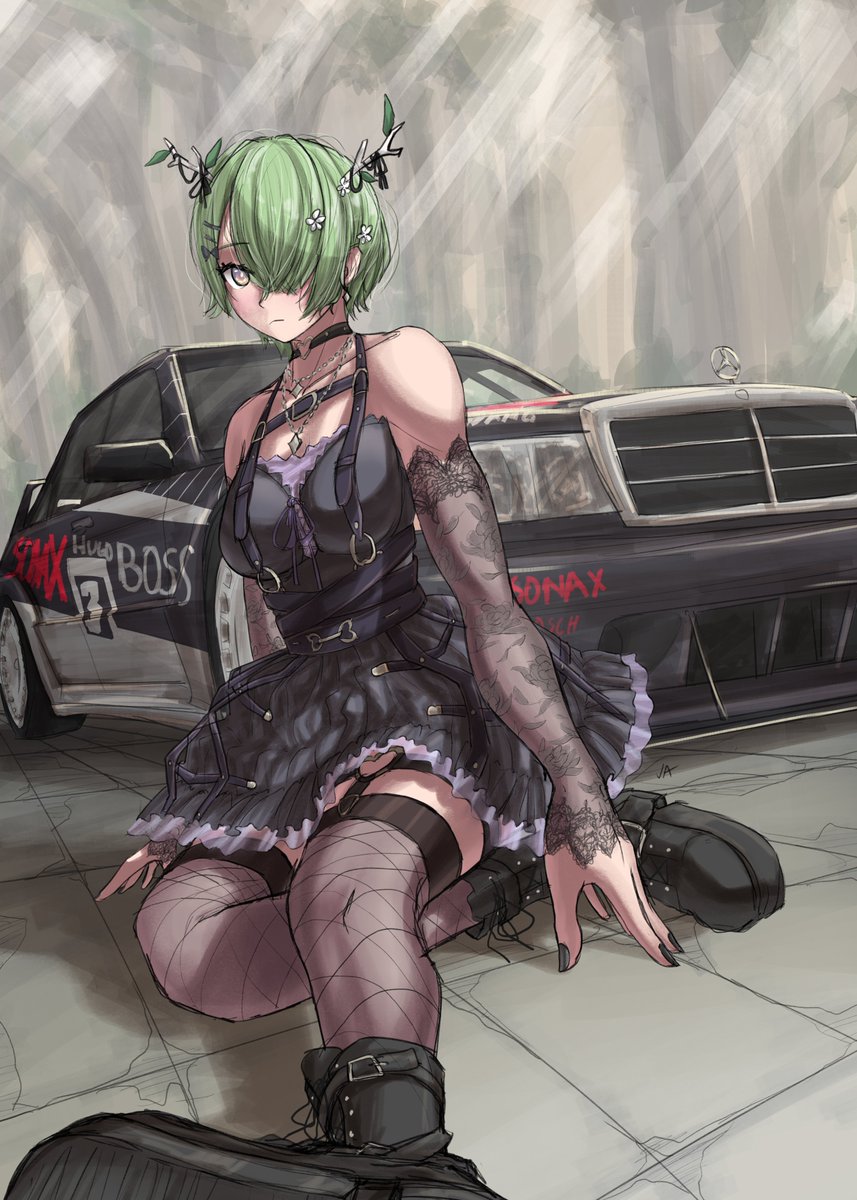 JustusKuro's tweet photo. Goth Fauna, the Keeper of "Nature" and her Goth- Appropriate Mercedes W201 Evo2 Race car. 

Want to see more of these?
#FineFaunart #GothFauna #Vtuber #mercedes #racecar #digitalart #art #VtuberEN #Fanart https://t.co/Cn7nBkCgfD