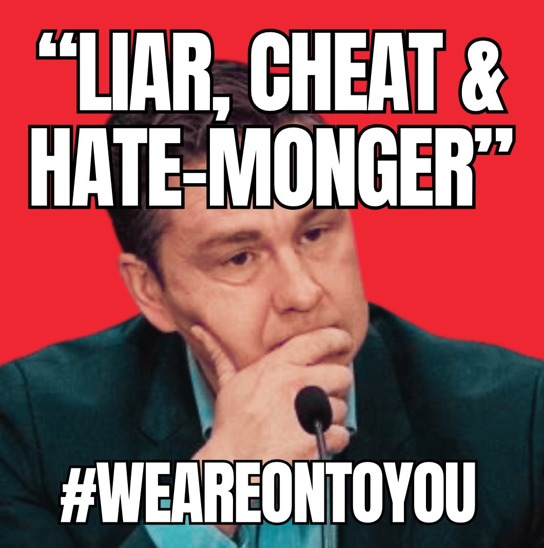 He’s a liar, a cheat and a hate monger #weareontoyou @PierrePoilievre