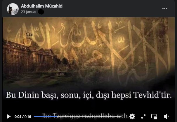 PVelleAntiJihad's tweet photo. Een van de recente facebook vrienden van Antwerpse moslimextremist Chamil Malikov gebruikt opvallende afbeelding van koninklijk paleis in Brussel als achtergrondfoto. De jihadist verspreidt ook filmpje met islamitisch strijdlied en het paleis waarop zwarte jihadvlag wappert. https://t.co/xgJYWHh3gw