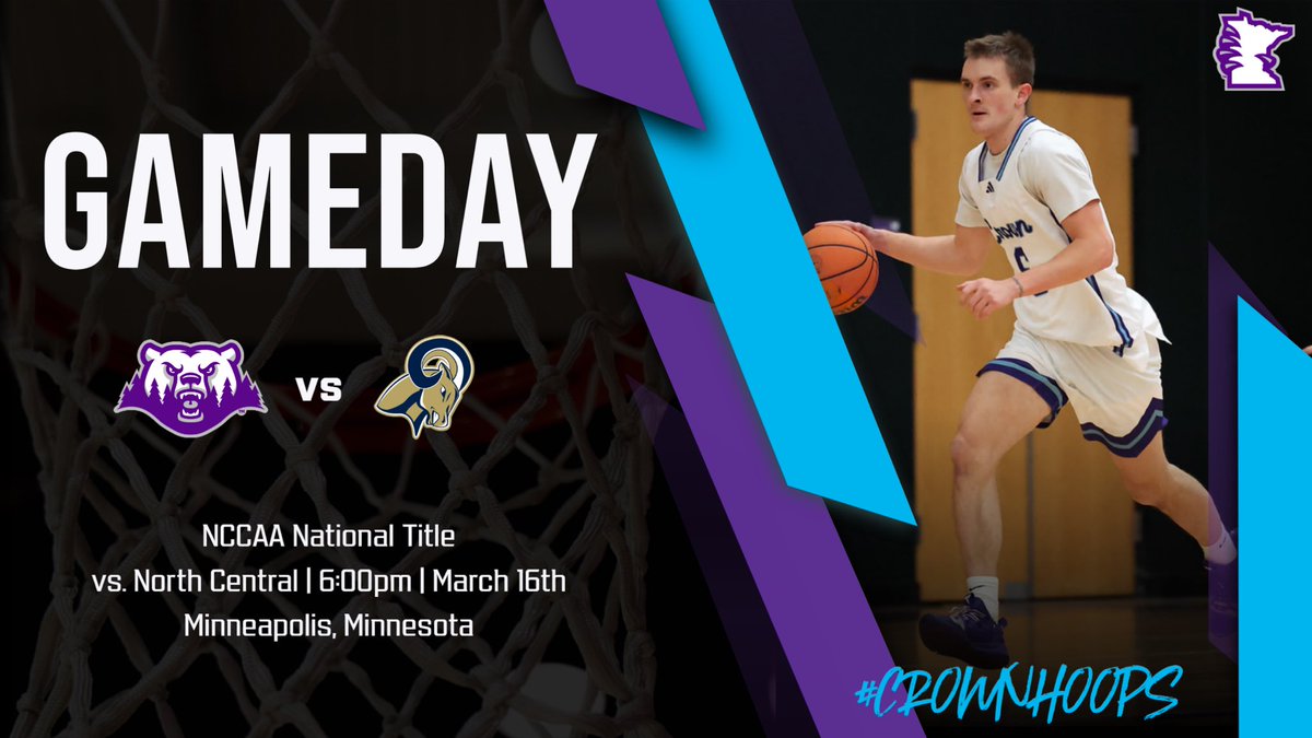 GAMEDAY #30

NCCAA National Title Game

🗓: 03/16/2024
🏀: vs. North Central
⏰: 6:00pm
📍: Minneapolis, Minnesota
📺 : nccaanetwork.com 

#CrownHoops #WeAreCrown #GoPolars #Family 👑🐻‍❄️🏀